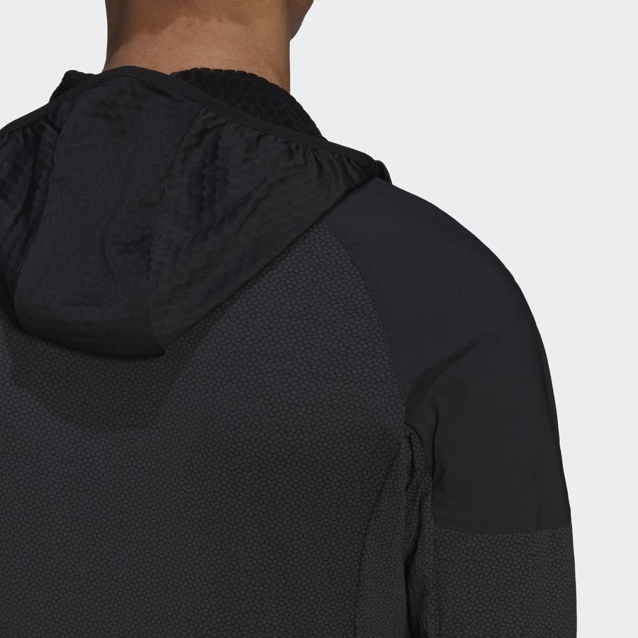 adidas Veste Terrex Fleece avec capuche - Noir