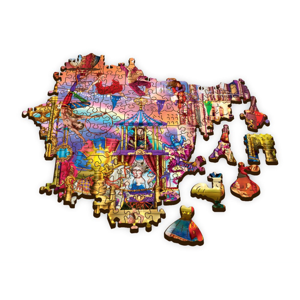 Puzzle Wood Craft - Magic World - 500 Pièces