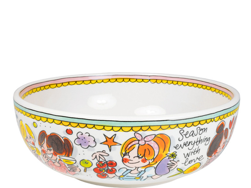 Schaal diep 24 cm Salade