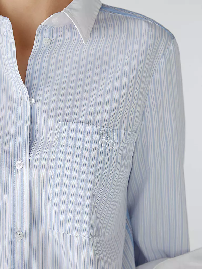 OUÍ Hemdbluse hellblau