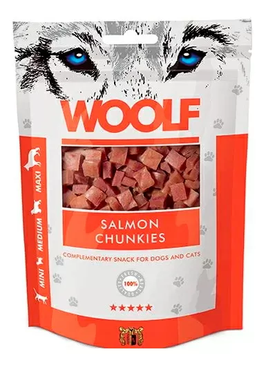Woolf Salmon Chunkies - 100 g.