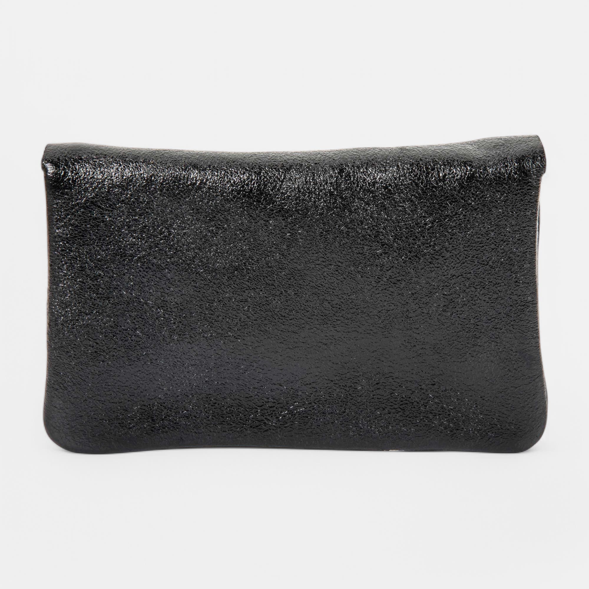 Petite maroquinerie en cuir noir