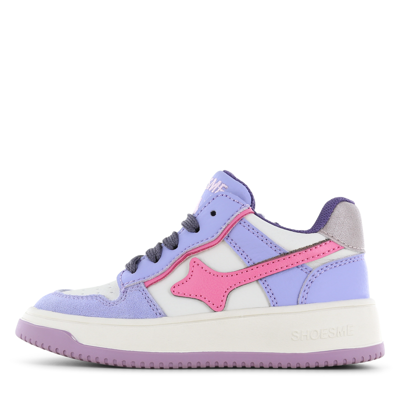 Shoesme lila met roze sneaker Microfiber leer, Suède | Sale