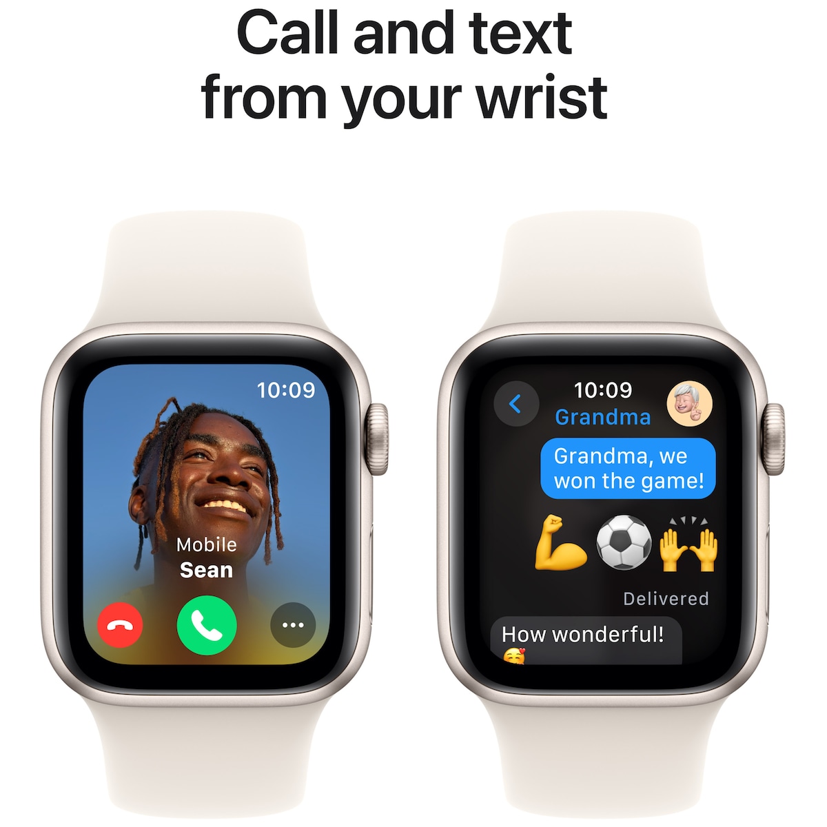 Apple Watch SE 2nd Gen 40mm GPS (Stjerneskinn Alu/Stjerneskinn sport band M/L)