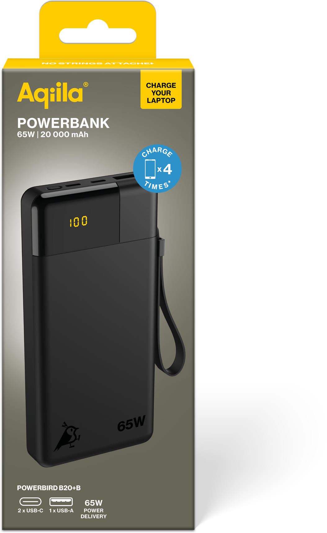Aqiila Powerbird B20B+ 20000mAh 65W