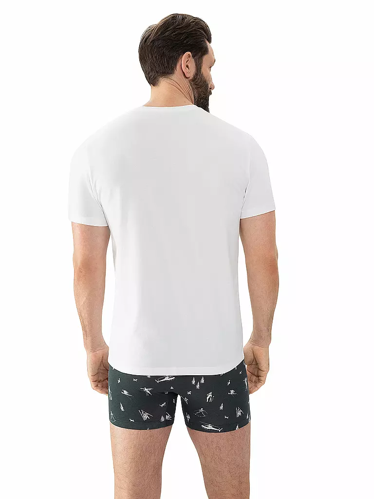 MEY Pyjama T-Shirt weiss weiss