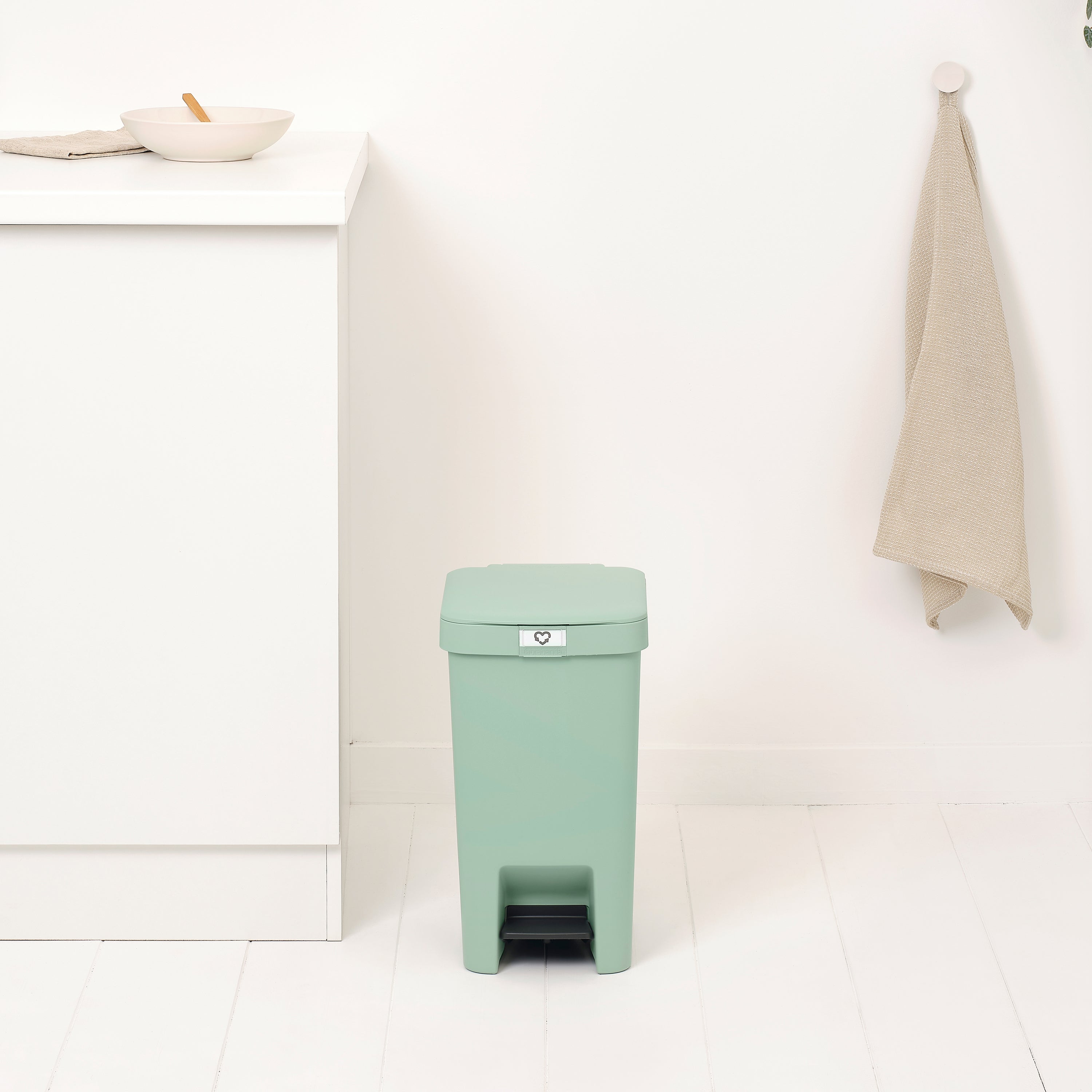 Brabantia StepUp Pedaalemmer - 16 L - Jade Green