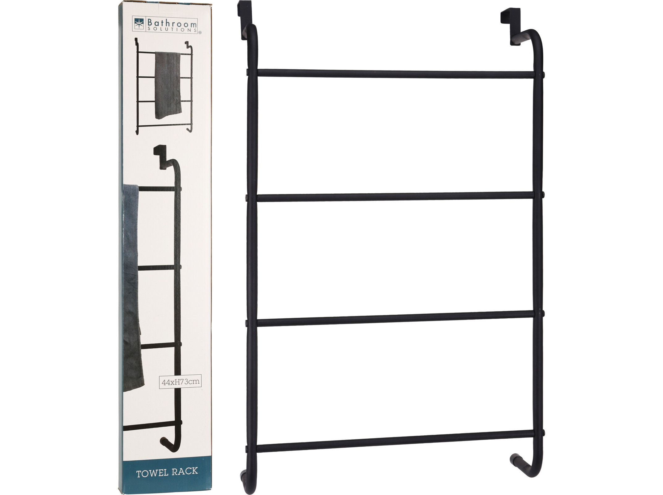 TOALHEIRO PRETO 44.5X15.5X73CM
