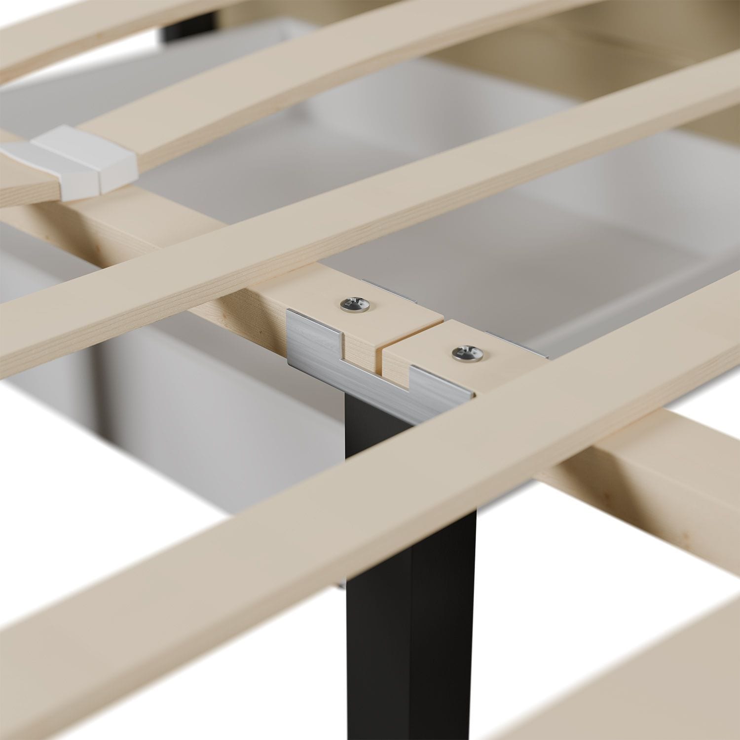Juskys Samt Polsterbett Soria 140x200 cm mit Lattenrost, Kopfteil & Schubladen - modernes Bett Beige
