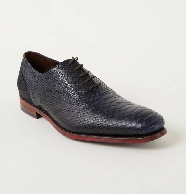 Floris van bommel De Stapper 05.17 Dark Blue G+ Wijdte Veterschoenen