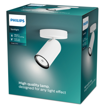 Philips opbouwspot Pongee wit