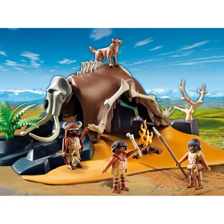 PLAYMOBIL® 5101 STEINZEIT Mammutknochen-Zelt mit Jägern
