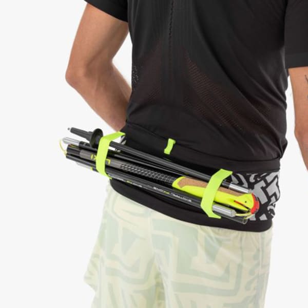 Ceinture porte gourde COMPRESSPORT FREE BELT PRO BLACK/WHITE PRINT