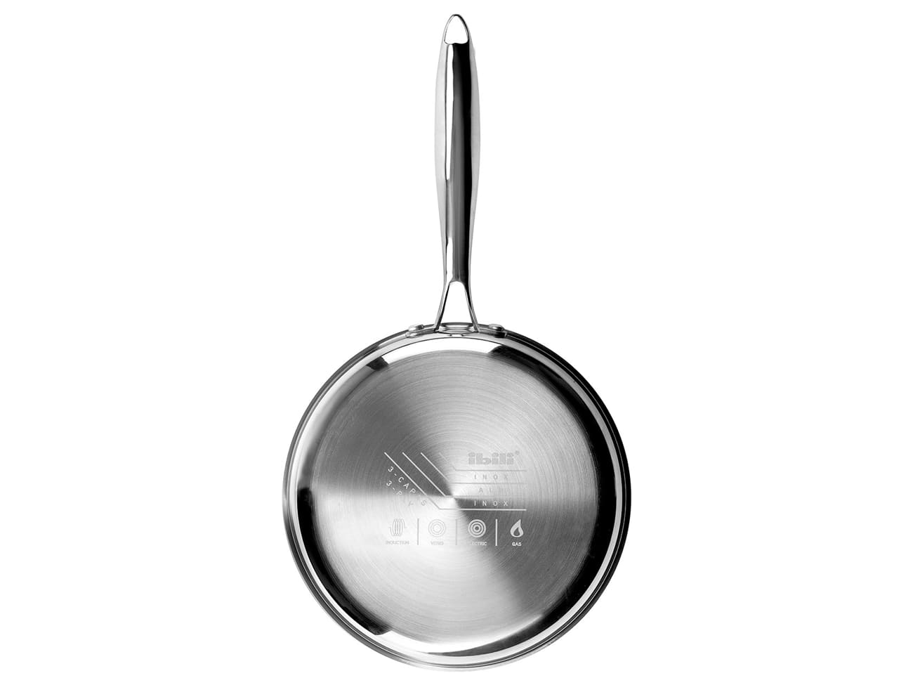 Poêle Inox Triply Natural - multicouche - Ø 26 cm - Ibili