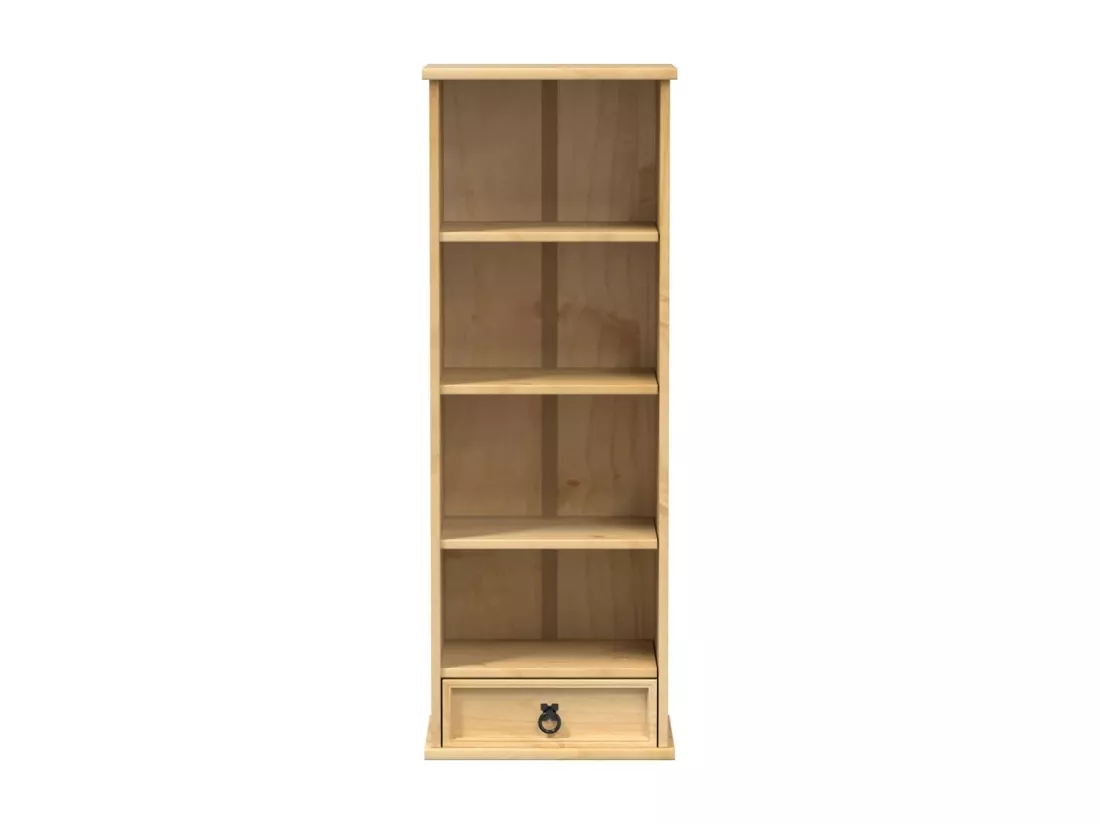 Armoire à CD Corona 40x30x110 cm bois de pin massif