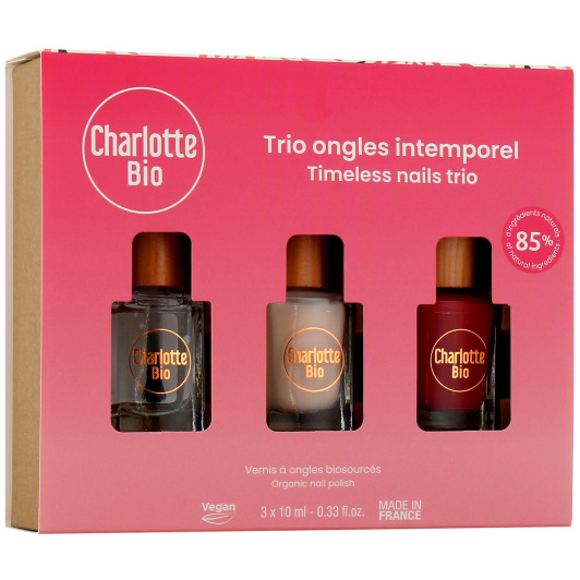 Charlotte Bio Coffret Trio Ongles Intemporel - Idée Cadeau