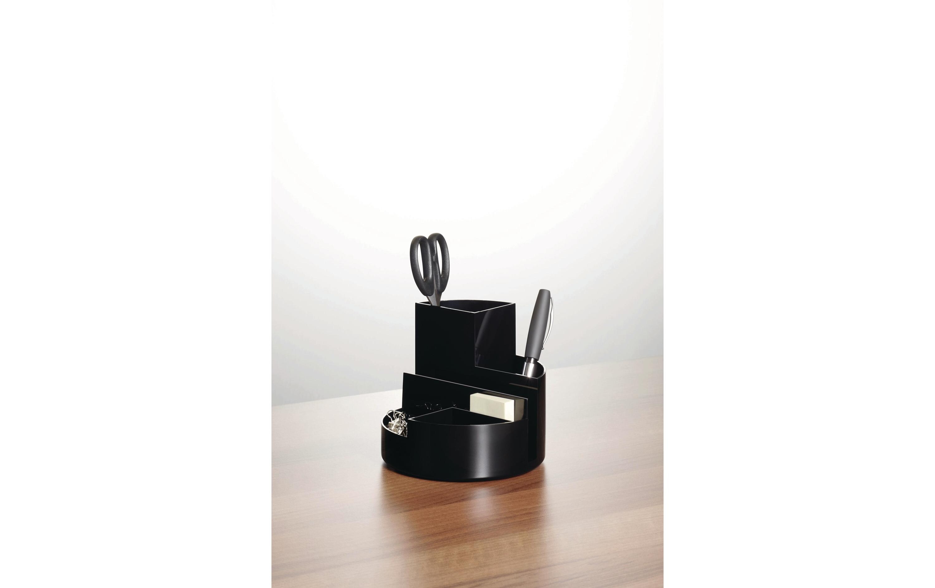 Stiftehalter MAUL round box SchwarzStifterundbox, schwarz