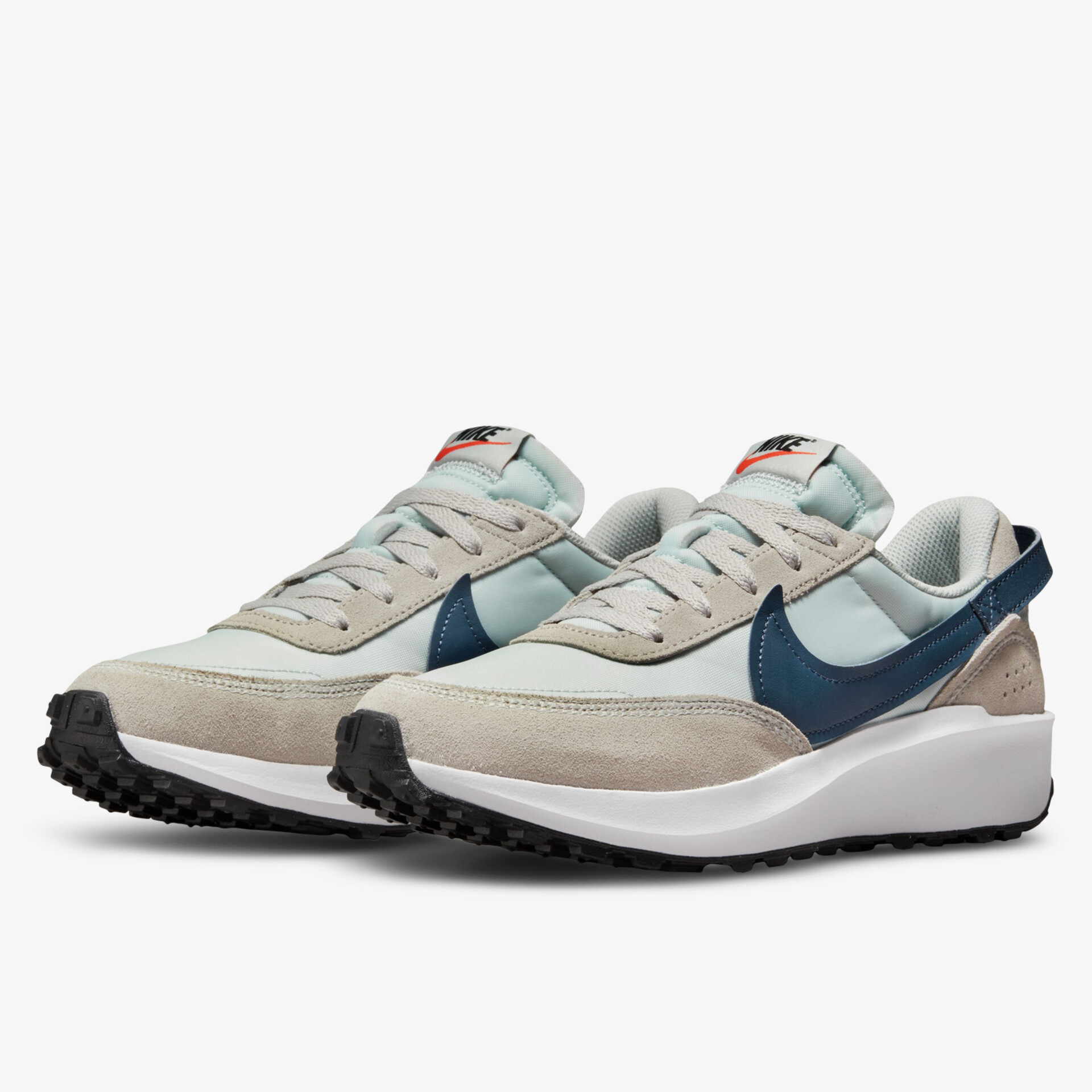 Nike Waffle Debut Damen Sneaker Low silber