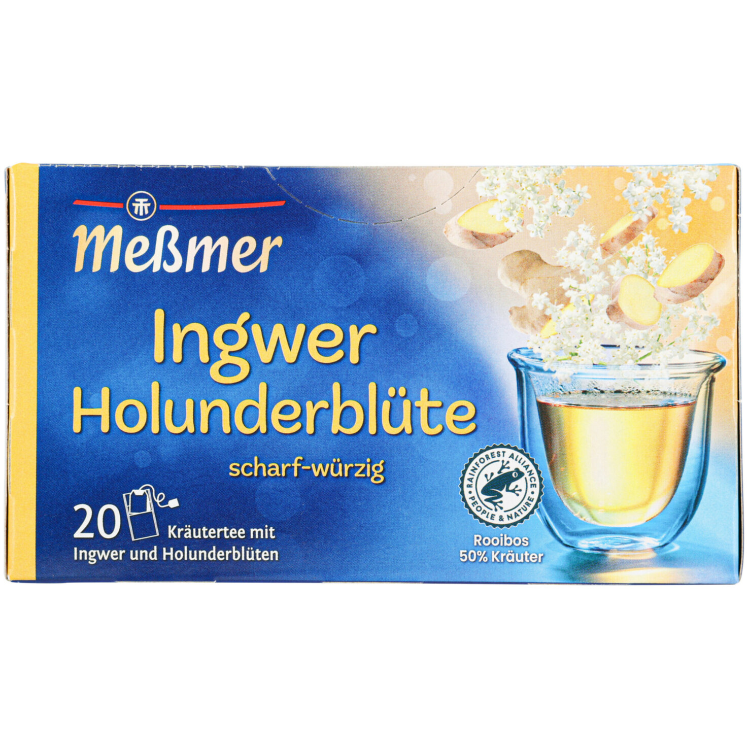 Messmer Tee Ingwer-Holunderblüte 20 Portionen