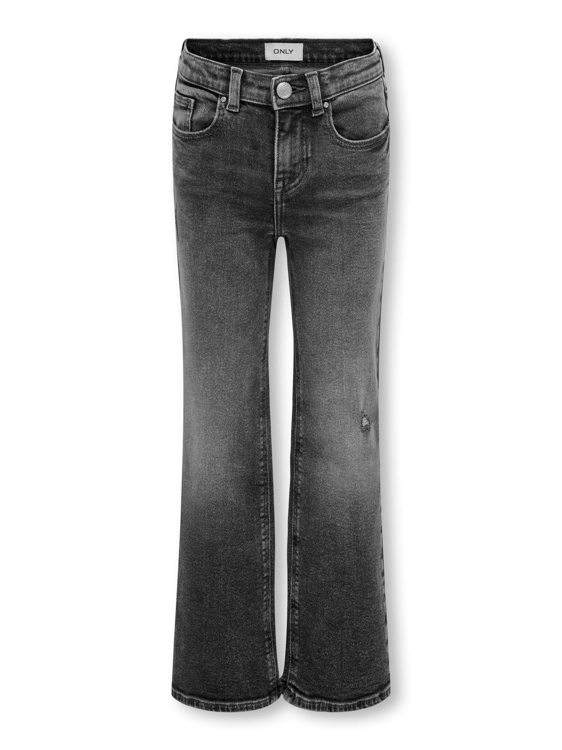 KOGJUICY Weiter Beinschnitt Jeans Grey Denim