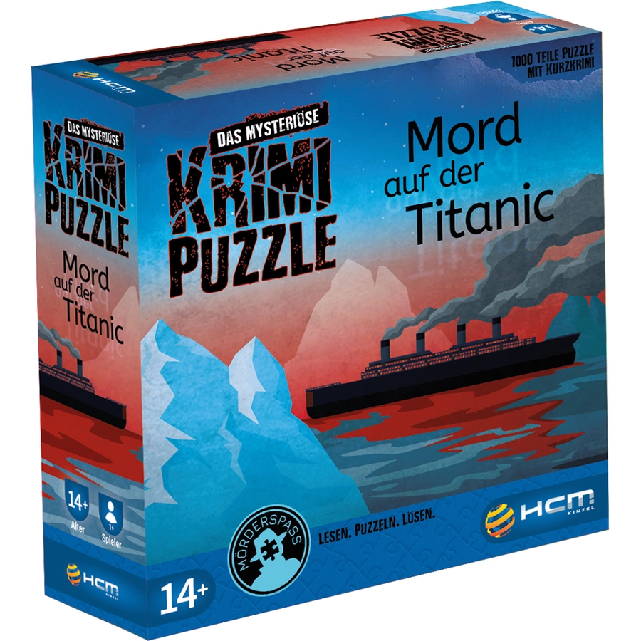 HCM Kinzel Das mysteriöse Krimi Puzzle Mord auf der Titanic Mehrfarbig