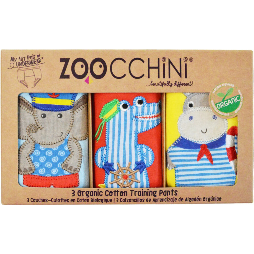 Zoocchini Oefenbroekje 2-3 jaar Maritime Mates3 stuks