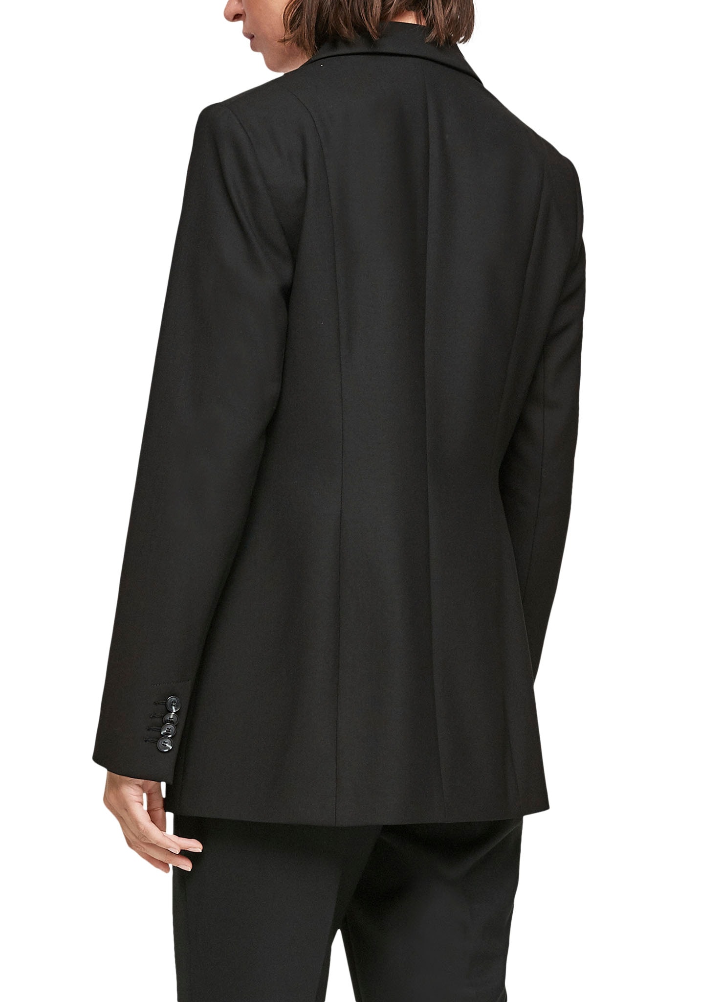 s.Oliver BLACK LABEL Longblazer , mit extravaganten 4-Knopf-Manschetten an den Ärmeln