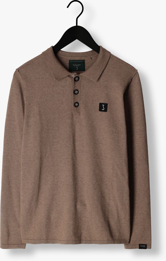 BUTCHER OF BLUE beige butcher of blue polo clifden polo