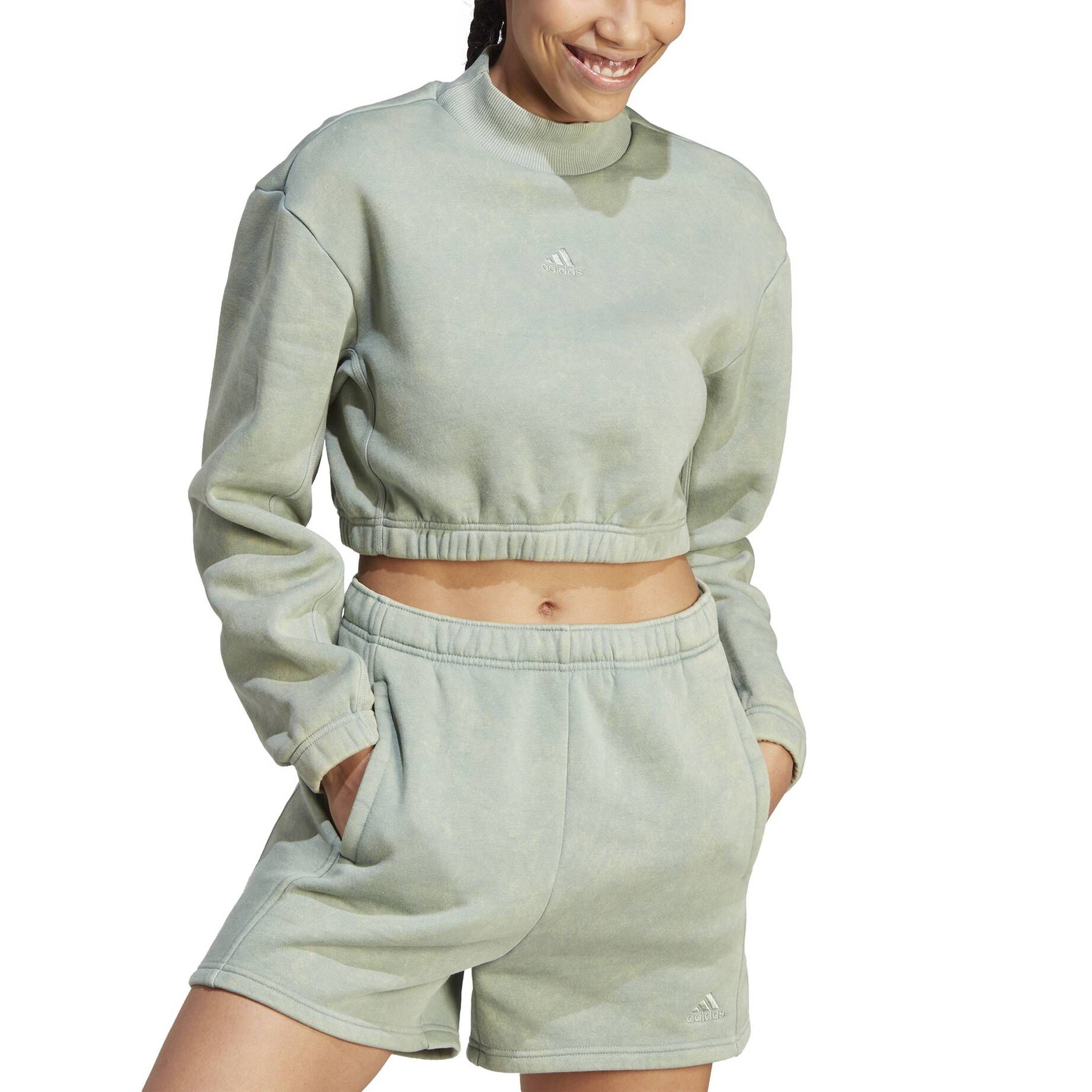 adidas Performance| Damen Sweatshirt Cropped