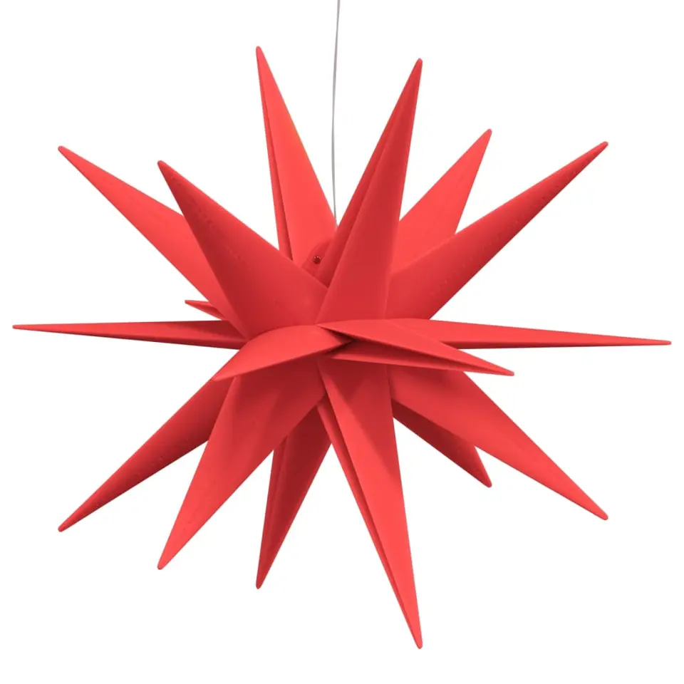 vidaXL - Kerstverlichting - Red - 43 cm
