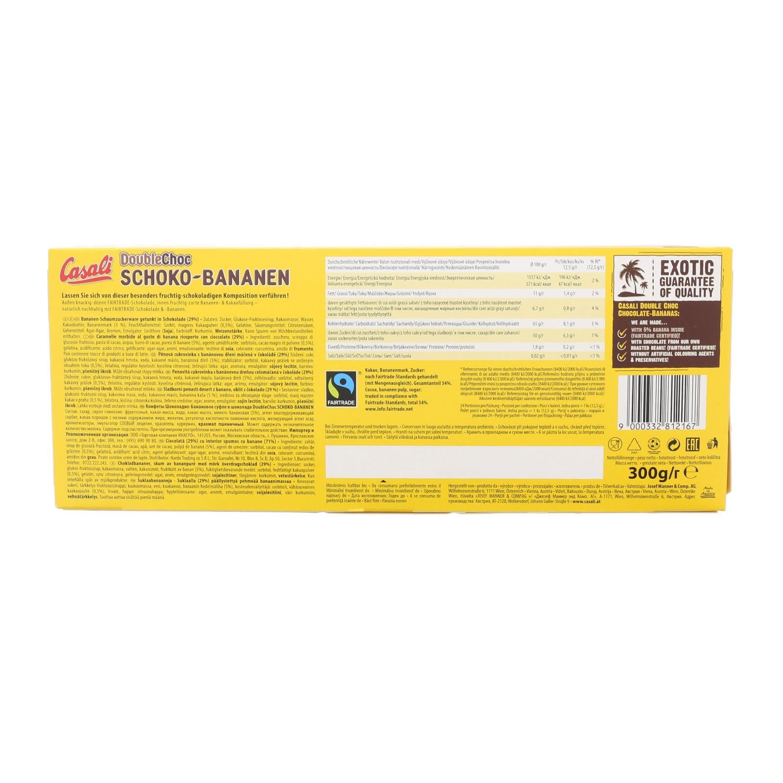 Casali Schokobananen Double Choc