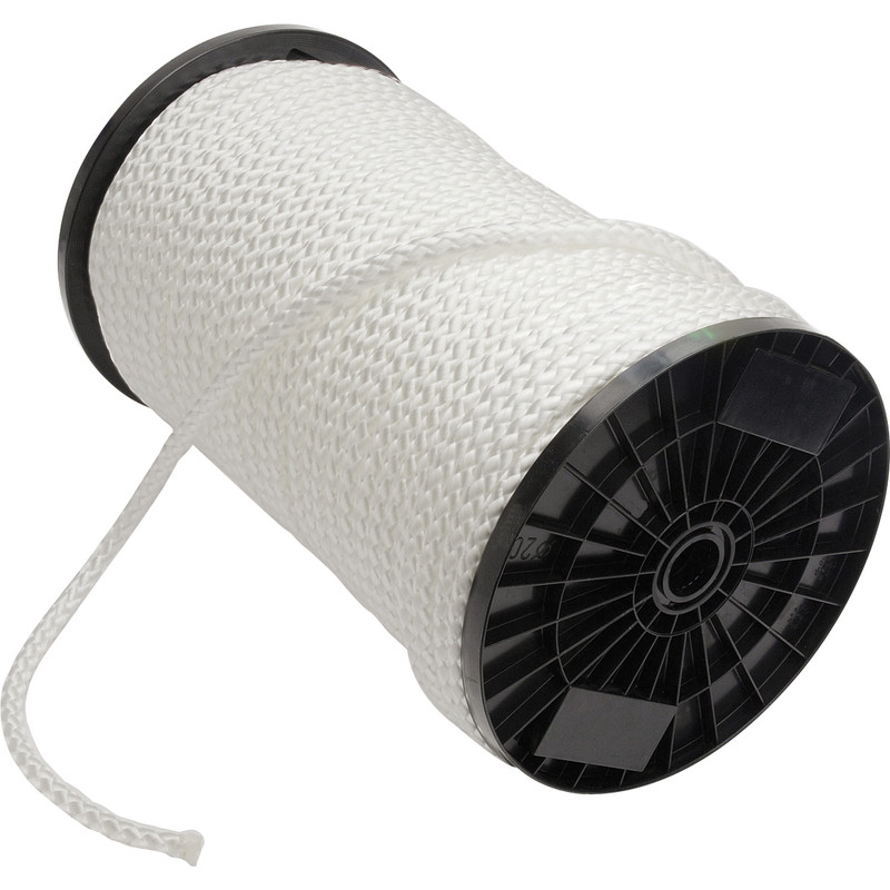 DX Touw gevlochten PP wit 10mmx100m