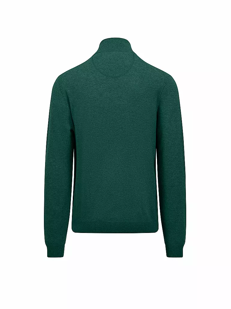FYNCH HATTON Troyer Pullover dunkelgrün