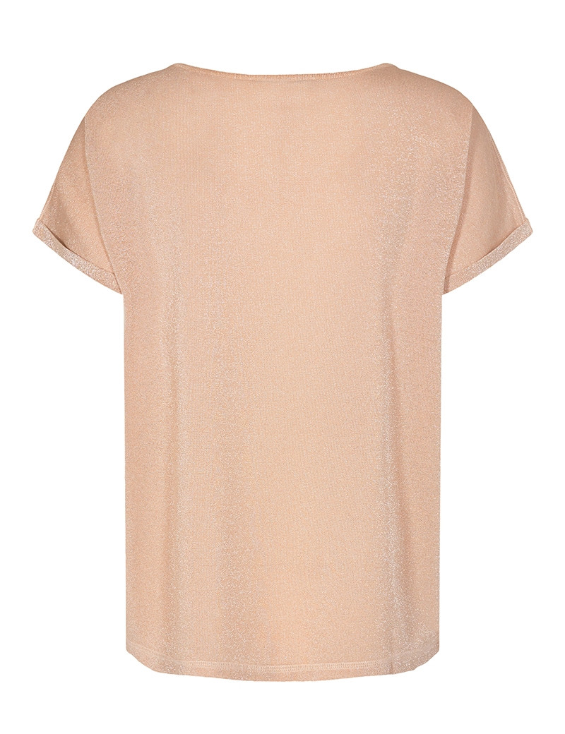 MOS MOSH TOP KAY LUREX PEACH PARFAIT