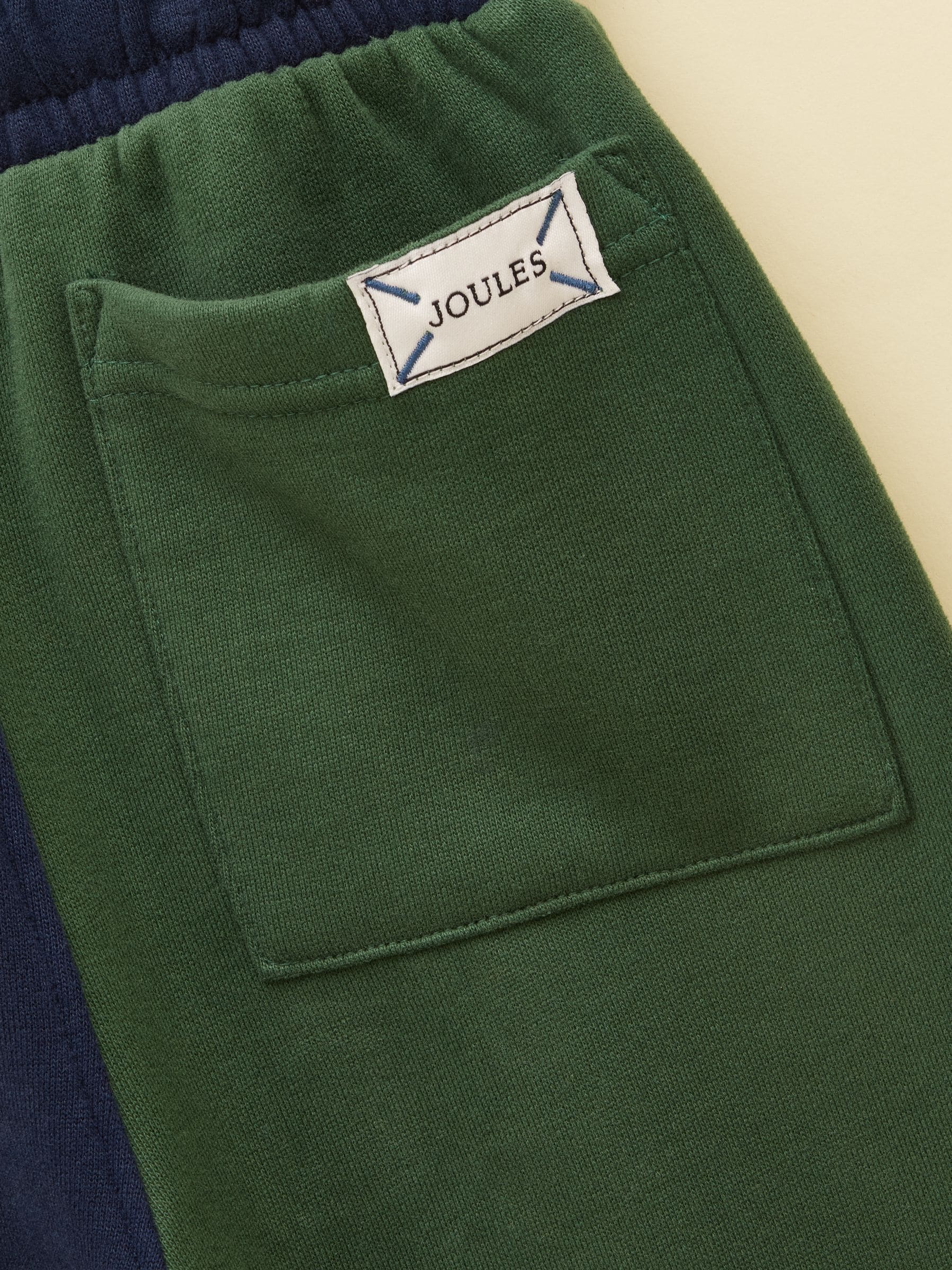 Groen/blauw - Joules - Ted - Joggingbroek met boorden