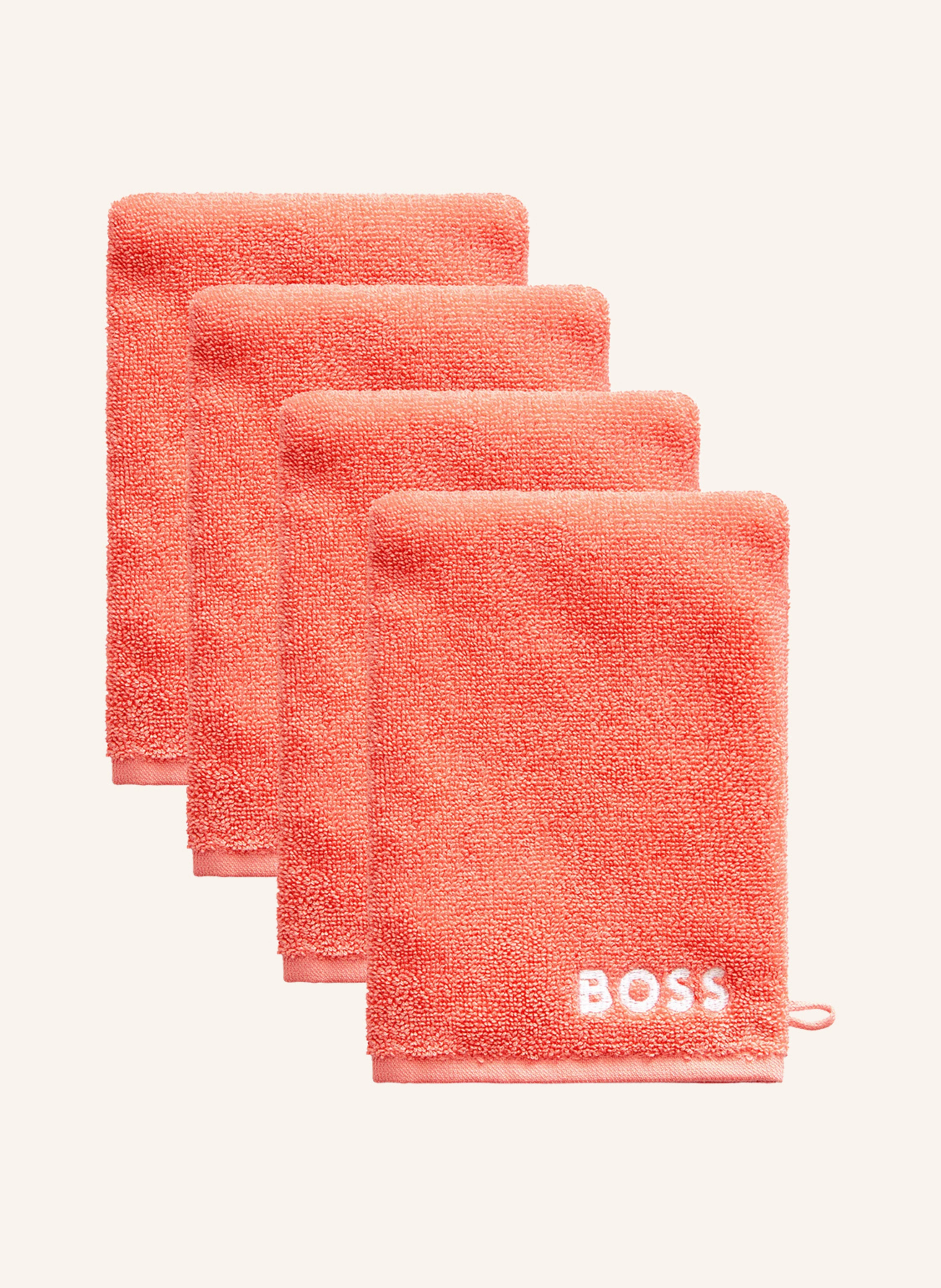 BOSS 4er-Set Waschhandschuhe 4ER-SET WASCHHANDSCHUHE