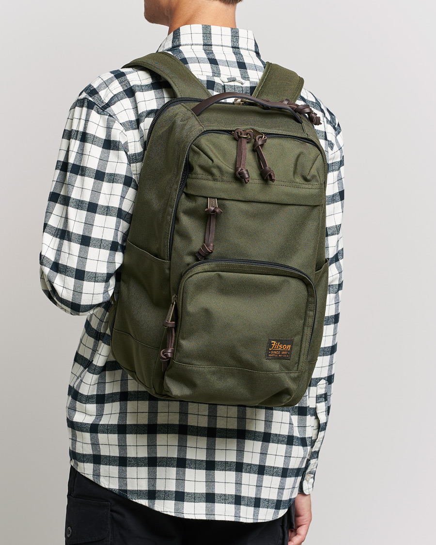 Filson Dryden Cordura Nylon Backpack Otter Green