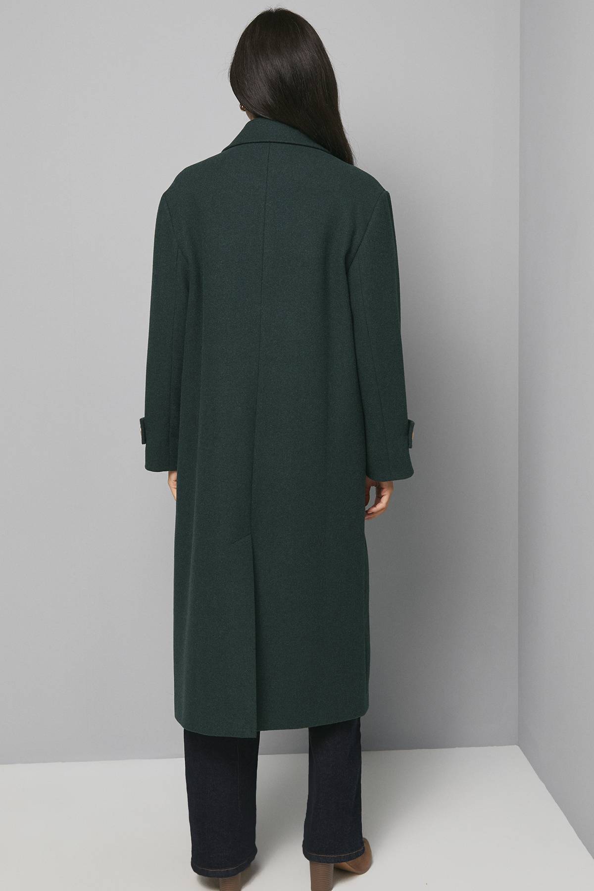 Wallis Manteau Croisé Long