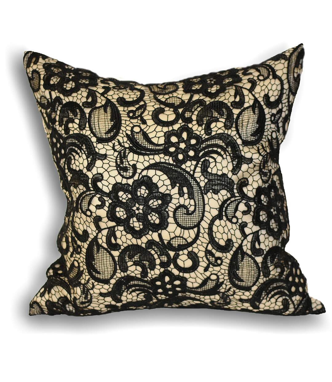 Riva Home Macrame - Housse de coussin (Crème) (45x45cm) - UTRV587