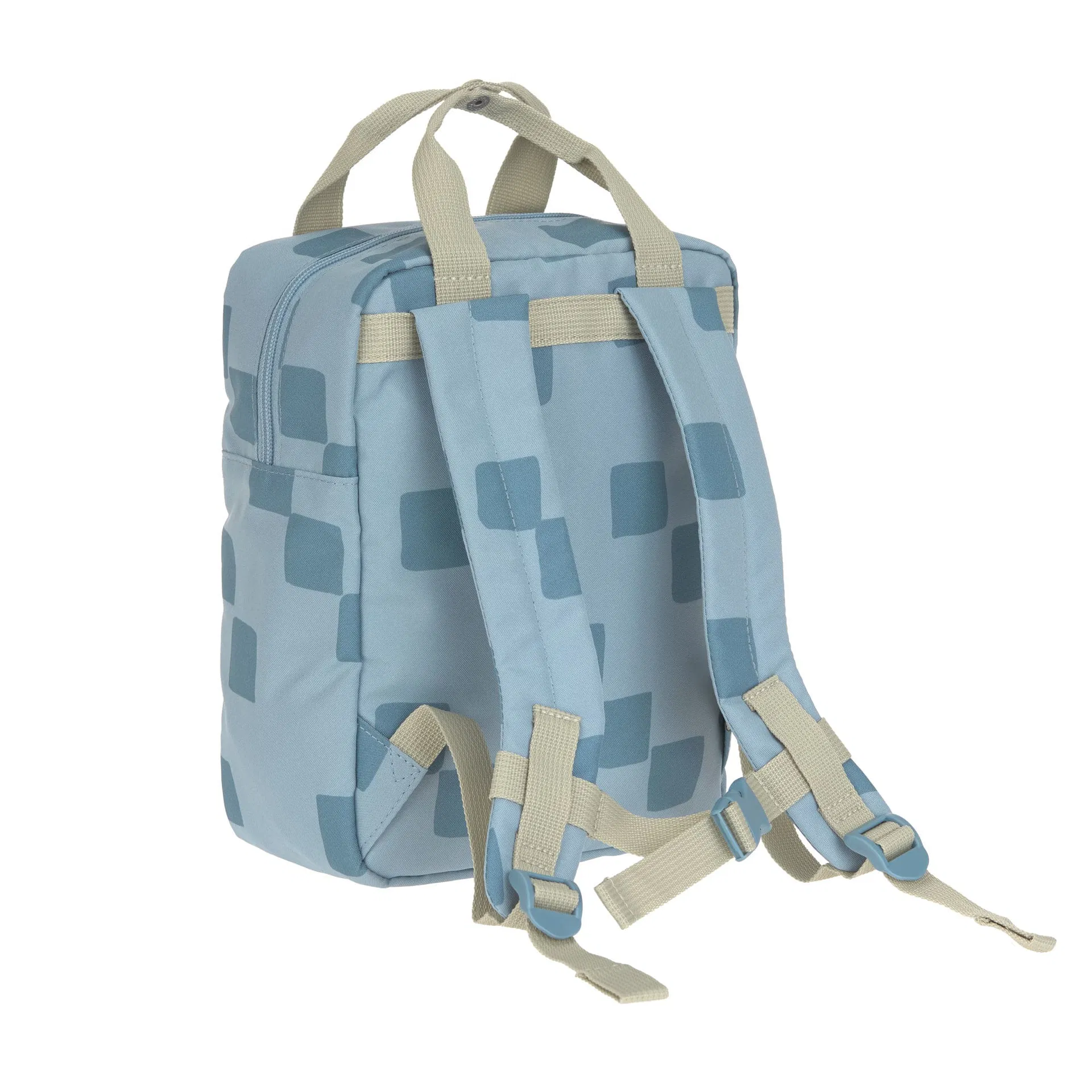 Lassig Lassig Mini square backpack Pattern party blue