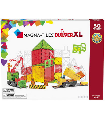 Magna-Tiles Magnets?t - 50 Dele - Builder XL + MicroMAGS