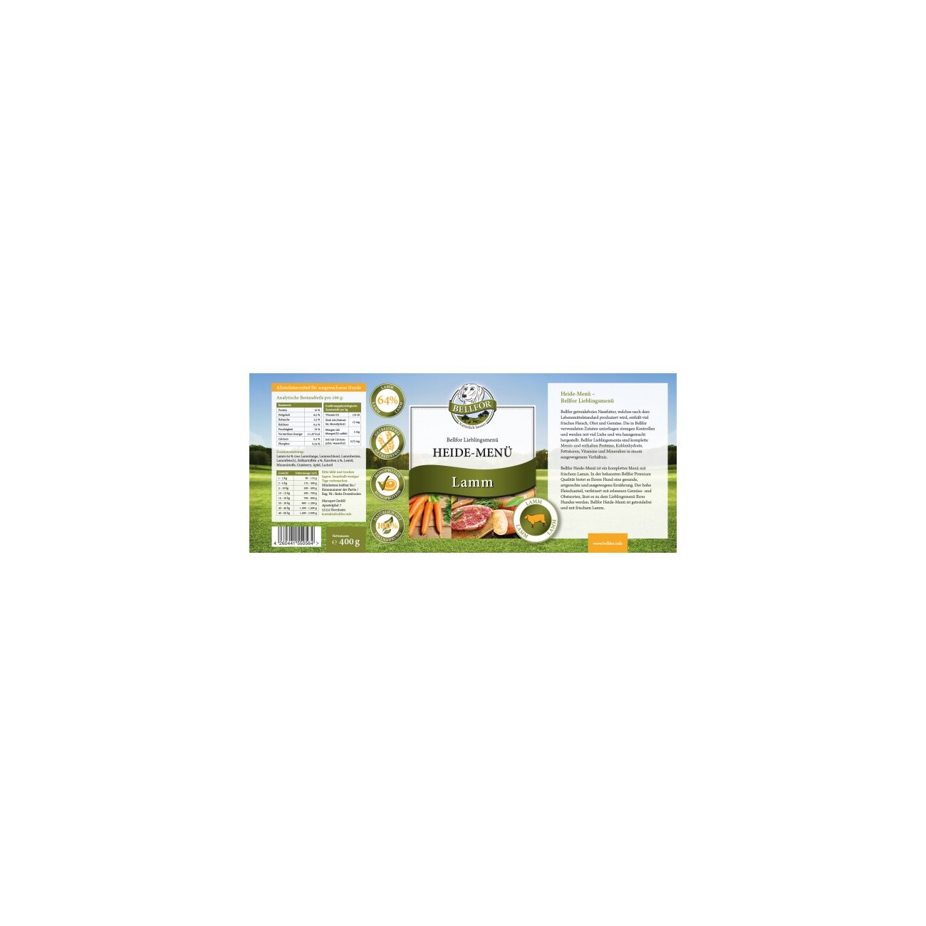 Bellfor Heide-Menü - 6x400g