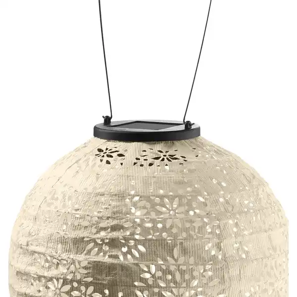 Premium Solar-Lampion 20cm, champagne