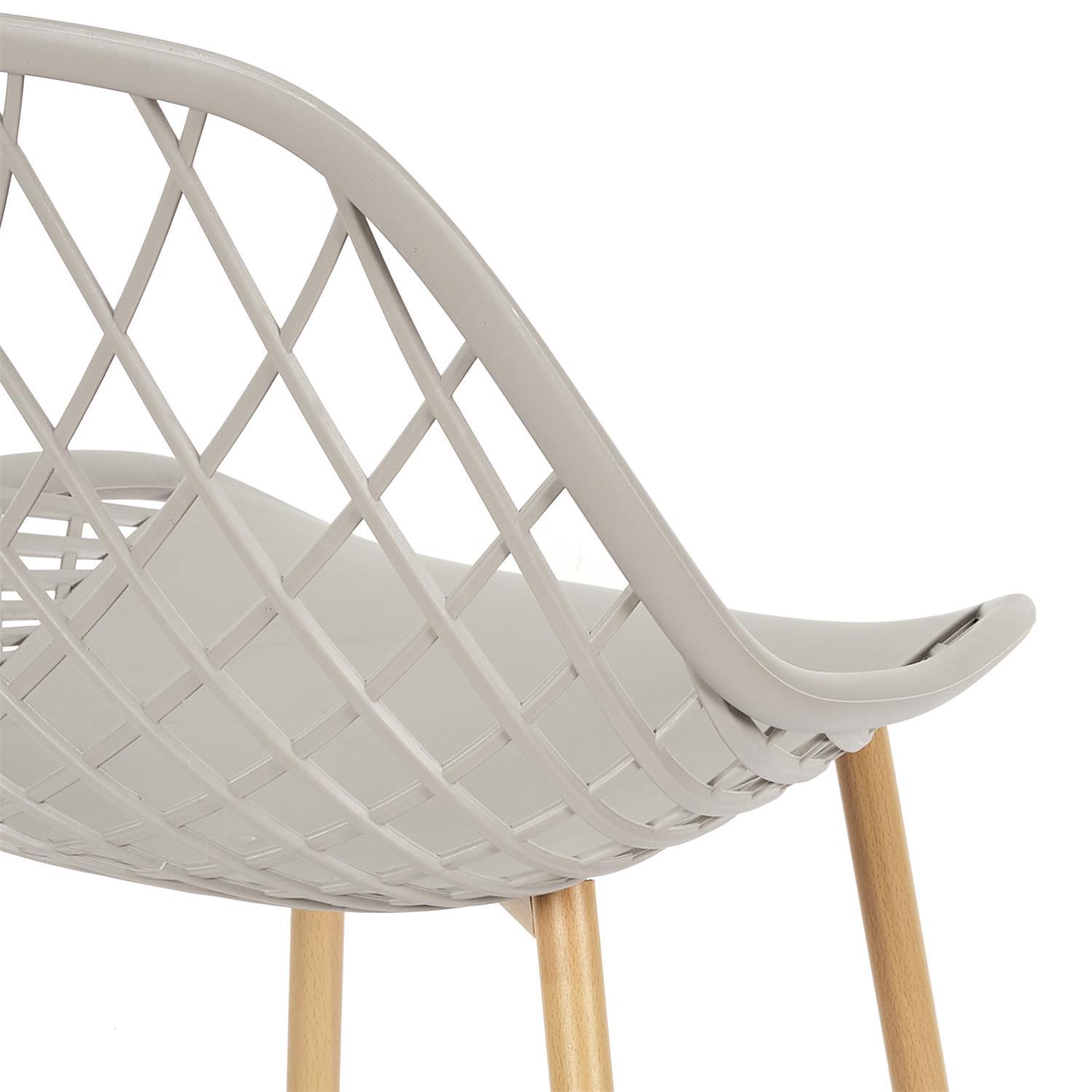 CHAISE EXTERIEUR MALAGA TAUPE