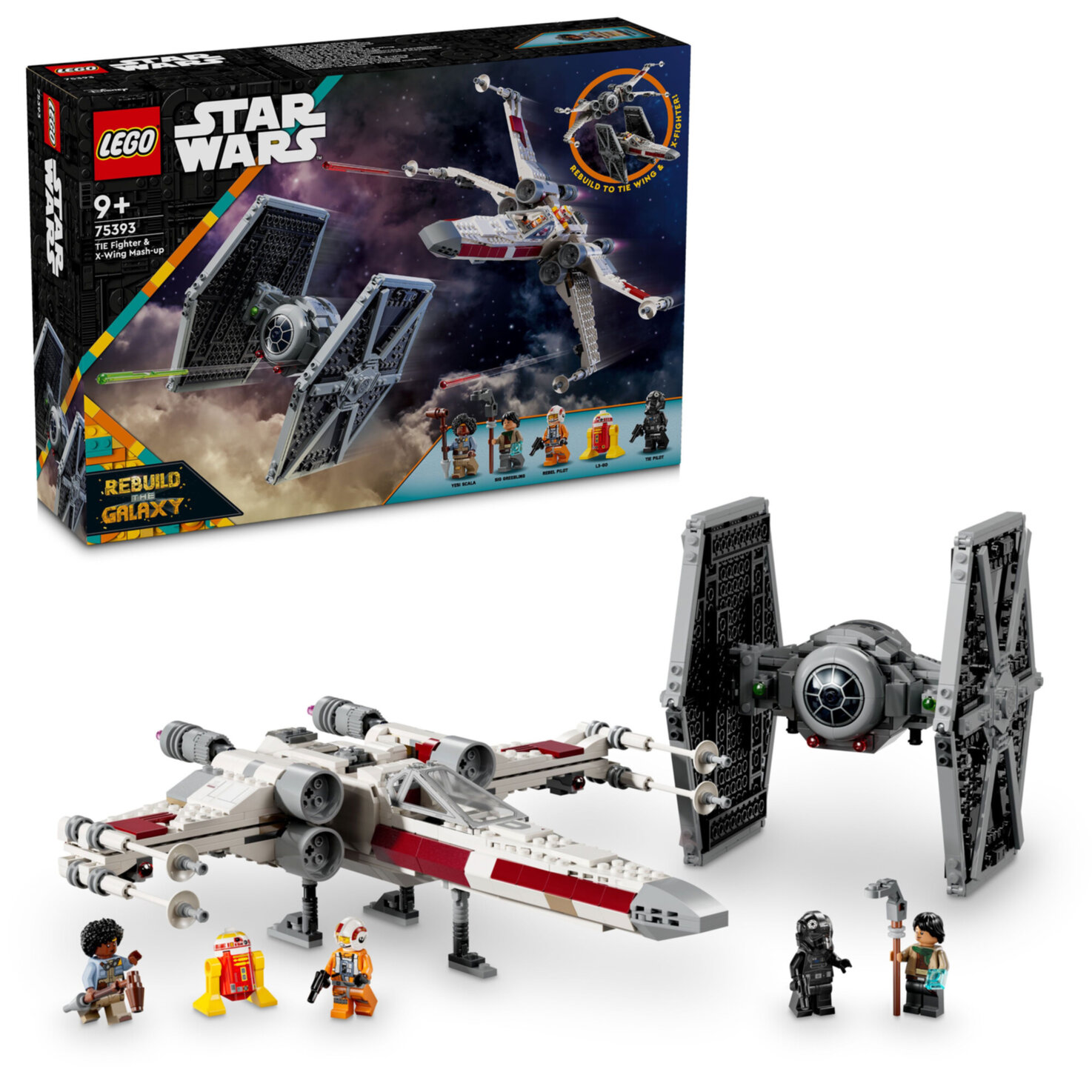 LEGO® Star Wars™ 75393 Mashup aus TIE Fighter & X-Wing