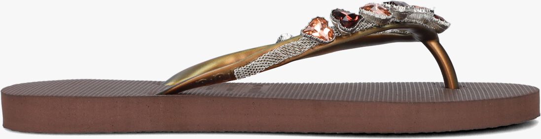 UZURII bruine uzurii teenslippers heart bronze