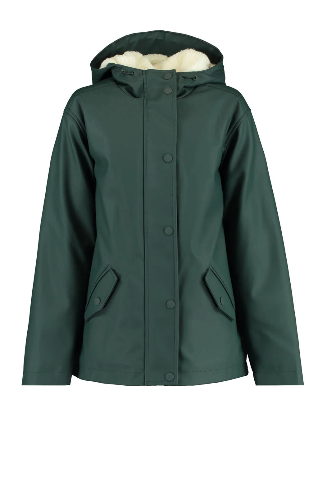 America Today unisex regenjas Janice Teddy JR donkergroen