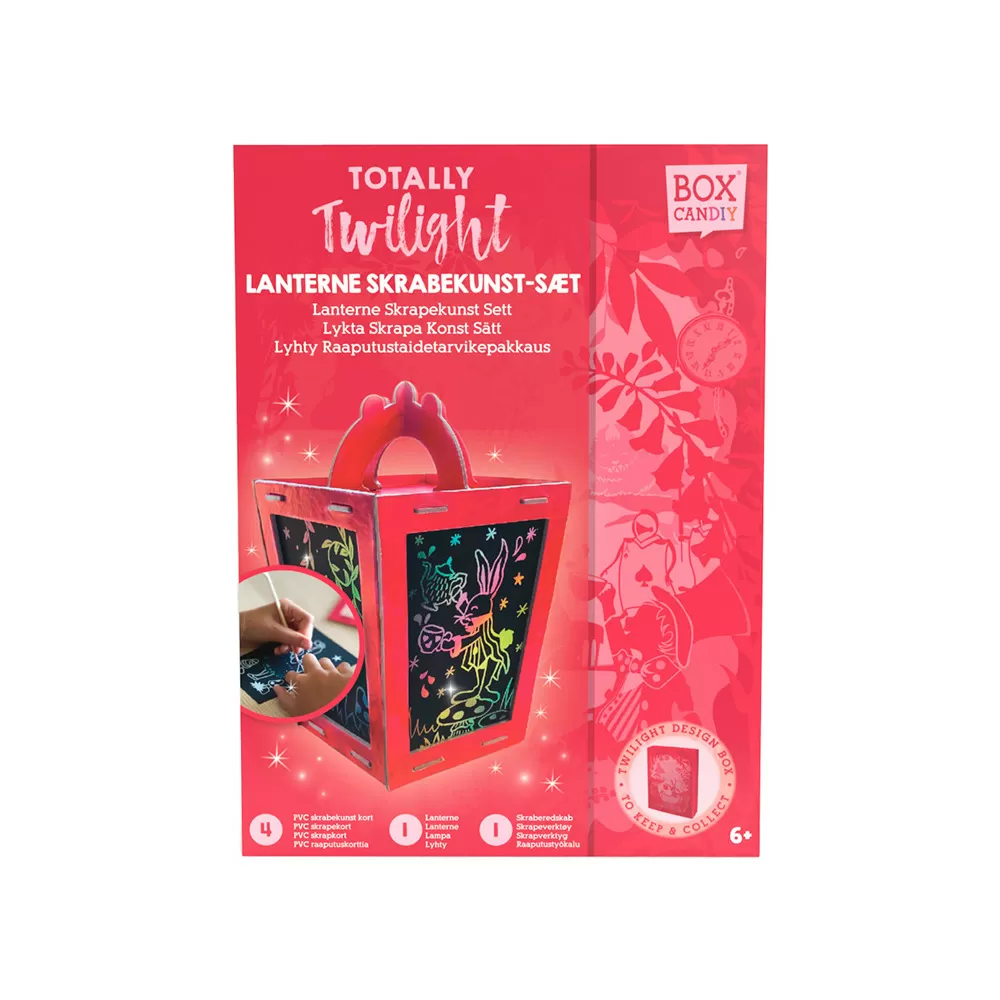 BOX CANDIY Scratch Art Lantern - Totally Twilight - 1 stk