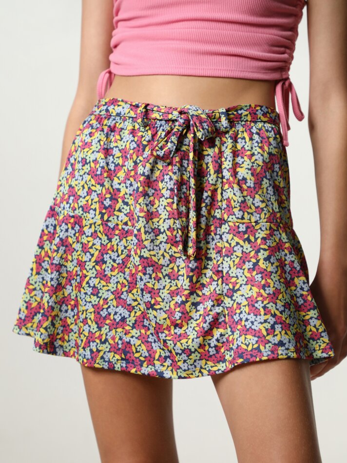 Saia curta estampada - Estampa