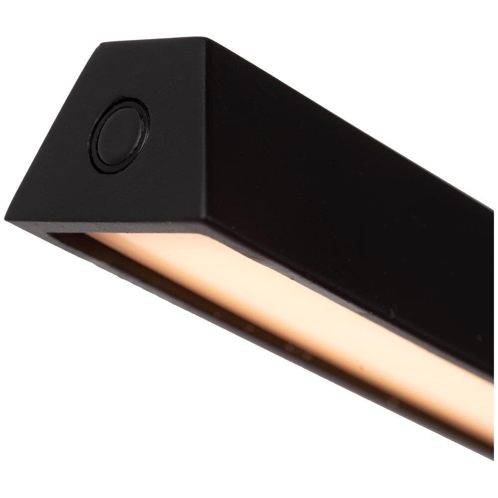 LED vloerlamp met leesarm Lavale in zwart 3W 130lm